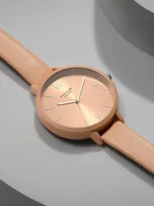 Sonata Poze Women Leather Straps Analogue Watch SP80075KL03W