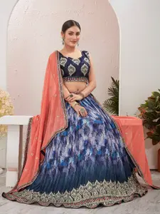 Chandbaali Embroidered Ready to Wear Lehenga & Blouse With Dupatta