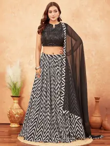 Chandbaali Embroidered Sequinned Ready to Wear Lehenga & Blouse With Dupatta