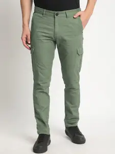The Roadster Lifestyle Co. Men Slim Fit Pure Cotton Cargos