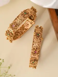 Designbox Set Of 2 Artificial Stones Bangles