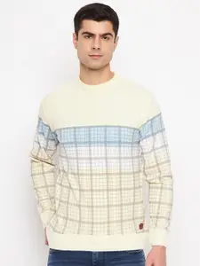 Duke Checked Acrylic Pullover Sweater