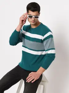 Duke Striped Acrylic Pullover Sweater
