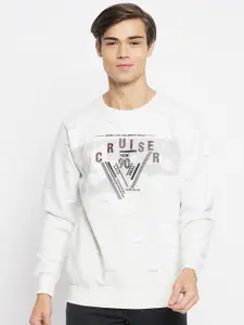 Duke Round Neck Long Sleeves Graphic Printed Pullover Sweatshirt