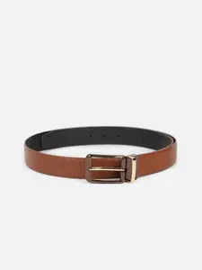 Louis Philippe Men Textured Leather Formal Belt
