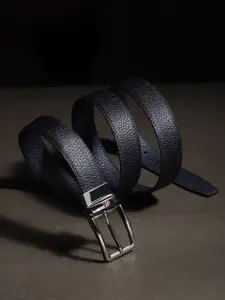 Louis Philippe Men Textured Leather Formal Belt