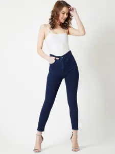 Miss Chase Women Skinny Fit High-Rise Clean Look Stretchable Jeans