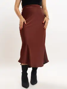 FREAKINS Women Straight Midi Skirt