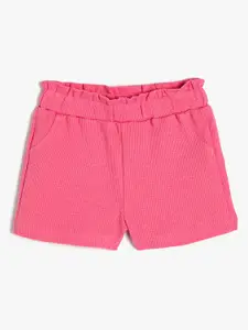 Koton Girls Mid-Rise Cotton Regular Shorts
