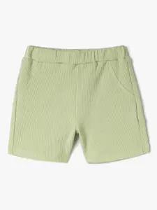 Koton Boys Self Design Mid-Rise Shorts