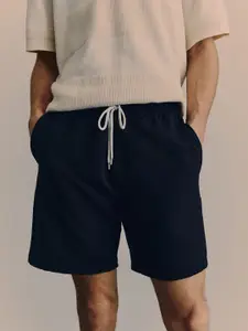 H&M Men Regular Fit Waffled Shorts