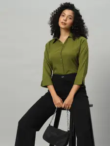 Funday Fashion Spread Collar Casual Shirt