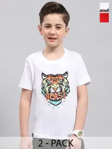 Monte Carlo Boys Typography Printed T-shirt