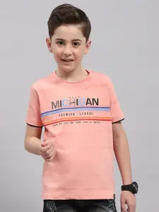 Monte Carlo Boys Typography Printed Casual T-shirt