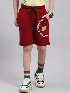 Monte Carlo Boys Printed Mid Rise Bermuda Shorts