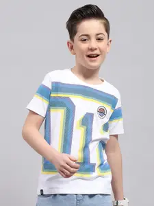 Monte Carlo Boys Typography Printed Casual T-shirt
