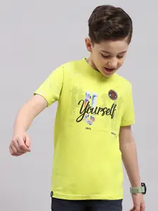 Monte Carlo Boys Typography Printed T-shirt