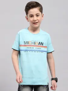 Monte Carlo Boys Typography Printed T-shirt