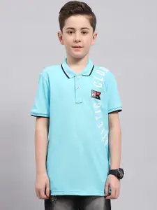 Monte Carlo Boys Polo Collar Pure Cotton T-Shirt