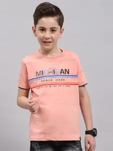 Monte Carlo Boys Typography Printed T-shirt