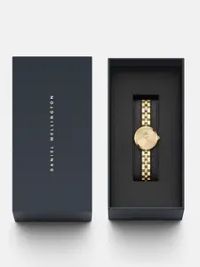 Daniel Wellington Women Embellished Bracelet Style Straps Analogue Watch DW00100718K