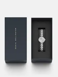 Daniel Wellington Women Stainless Steel Bracelet Style Straps Analogue Watch DW00100719K