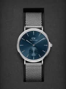 Daniel Wellington Men Stainless Steel Bracelet Style Straps Analogue Watch DW00100710K