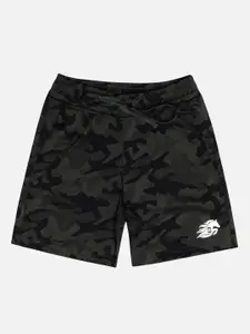 Bodycare Kids Boys Camouflage Printed Mid Rise Shorts
