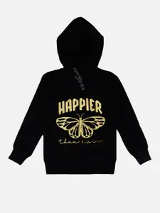 Bodycare Kids Girls Graphic Printed Cotton Pullover Sweatshirt