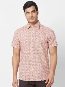 ColorPlus Tailored Fit Floral Printed Casual Shirt
