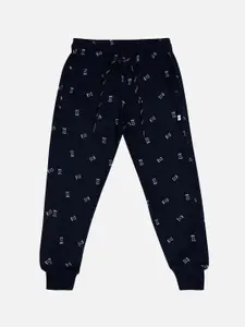Bodycare Boys Printed Mid Rise Cotton Joggers