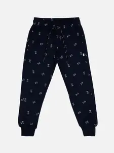 Bodycare Boys Printed Cotton Mid Rise Joggers