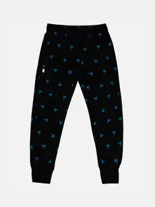 Bodycare Boys Printed Cotton Mid Rise Joggers