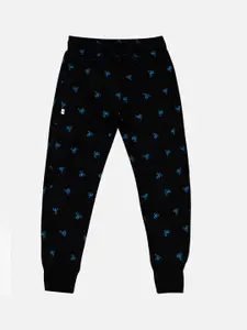 Bodycare Boys Printed Mid Rise Cotton Joggers