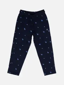 Bodycare Boys Printed Cotton Mid Rise Joggers