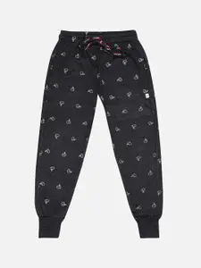 Bodycare Boys Printed Mid Rise Cotton Joggers