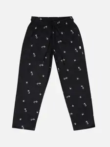 Bodycare Boys Printed Cotton Mid Rise Joggers