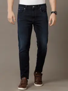 Voi Jeans Men Comfort Skinny Fit Light Fade Stretchable Jeans