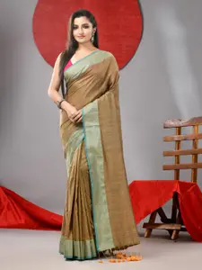 Arhi Zari Tasseled Pure Cotton Saree