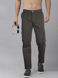 Jb Just BLACK Men Relaxed Cotton Cargos Trousers