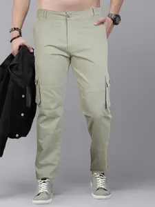Jb Just BLACK Men Relaxed Cotton Cargos Trousers