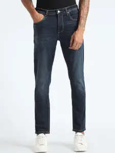 Flying Machine Men Tapered Fit Mid Rise Clean Look Stretchable Jeans