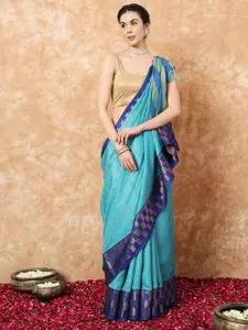 Stylefables Woven Design Zari Bhagalpuri Saree
