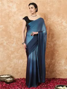 Stylefables Ombre Satin Saree