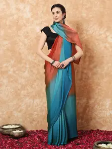 Stylefables Colourblocked Satin Saree