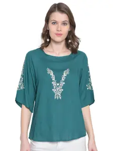 Mayra Floral Embroidered Top