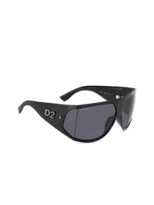 Dsquared2 Men Rectangle Sunglasses with UV Protected Lens 206882ANS75IR
