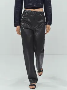 MANGO Heritage Women Cotton Straight Fit Jeans