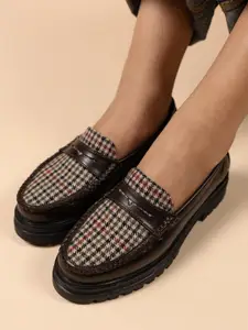 Theater Women Dr Storm Printed Penny Loafers