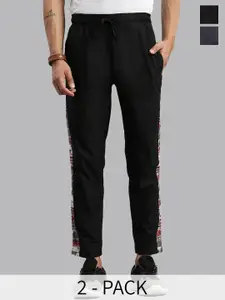 MADSTO Men Pack of 2 Slim-Fit Track Pants